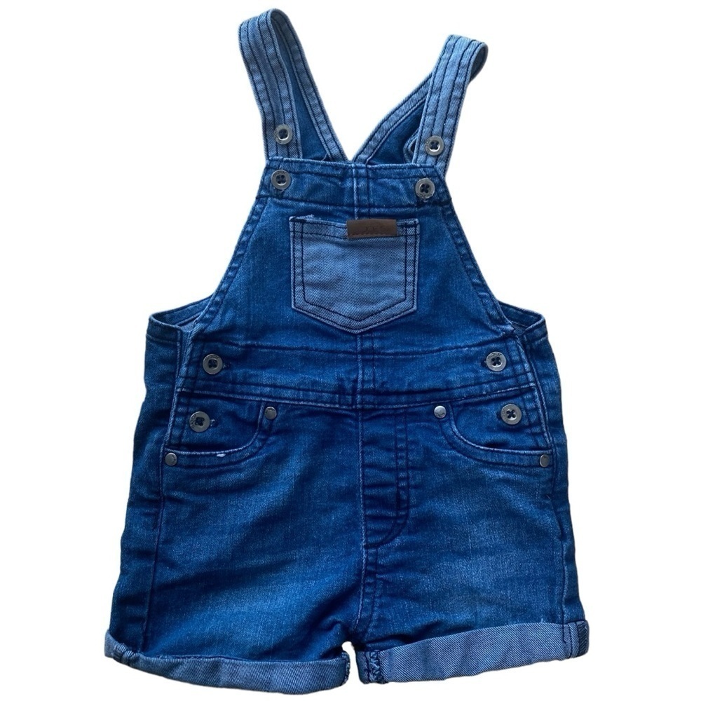 Joe’s Jeans Infant Baby Denim Short Overalls Size 3/6 Months